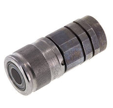 Acero DN 10 Boca Hidráulica de Cara Plana G 3/8 pulgadas Rosca Hembra ISO 16028 D 19,7mm