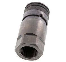 Steel DN 12.5 Flat Face Hydraulic Socket G 3/4 inch Female Threads ISO 16028 D 24.5mm