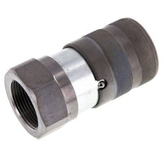 Acero DN 25 Boca Hidráulica de Cara Plana G 1 1/4 pulgadas Rosca Hembra ISO 16028 D 36mm