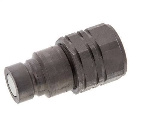 Acero DN 12.5 Enchufe hidráulico de cara plana G 1/2 pulgadas rosca hembra ISO 16028 D 24.5mm