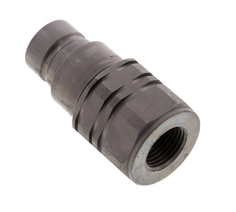 Acero DN 12.5 Enchufe hidráulico de cara plana G 1/2 pulgadas rosca hembra ISO 16028 D 24.5mm