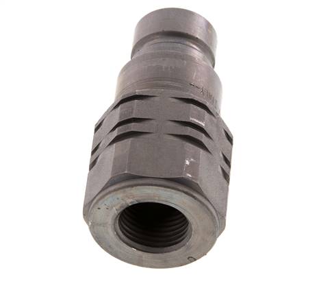 Acero DN 12.5 Enchufe hidráulico de cara plana G 1/2 pulgadas rosca hembra ISO 16028 D 24.5mm