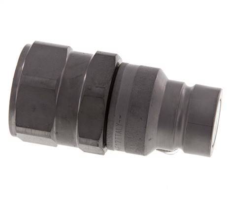 Acero DN 19 Tapón Hidráulico de Cara Plana G 1 pulgada Rosca Hembra ISO 16028 D 30mm