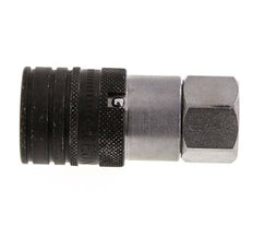 Acero DN 10 Boca hidráulica de cara plana G 3/8 pulgadas rosca hembra ISO 16028 CEJN D 19,7mm