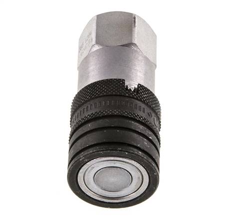 Acero DN 10 Boca hidráulica de cara plana G 3/8 pulgadas rosca hembra ISO 16028 CEJN D 19,7mm