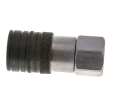 Acero DN 10 Boca Hidráulica de Cara Plana G 1/2 pulgadas Rosca Hembra ISO 16028 CEJN D 19.7mm