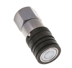 Acero DN 10 Boca Hidráulica de Cara Plana G 1/2 pulgadas Rosca Hembra ISO 16028 CEJN D 19.7mm