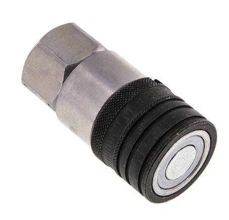Acero DN 12.5 Boca hidráulica de cara plana G 1/2 pulgadas rosca hembra ISO 16028 CEJN D 24.5mm