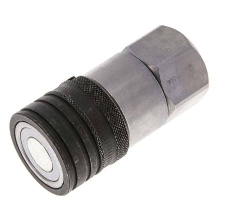 Acero DN 12.5 Toma hidráulica de cara plana G 3/4 pulgadas rosca hembra ISO 16028 CEJN D 24.5mm