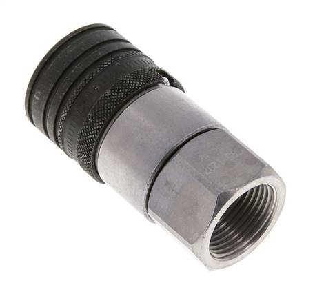 Acero DN 12.5 Toma hidráulica de cara plana G 3/4 pulgadas rosca hembra ISO 16028 CEJN D 24.5mm
