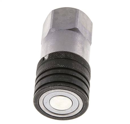 Acero DN 12.5 Toma hidráulica de cara plana G 3/4 pulgadas rosca hembra ISO 16028 CEJN D 24.5mm