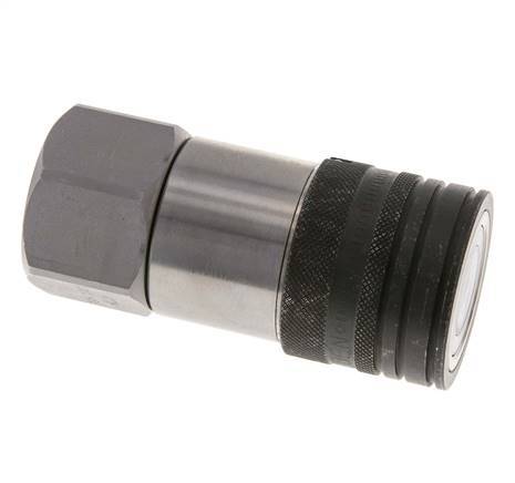 Acero DN 19 Boca Hidráulica de Cara Plana G 3/4 pulgadas Rosca Hembra ISO 16028 CEJN D 30mm