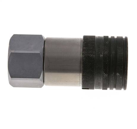 Acero DN 19 Enchufe hidráulico de cara plana G 1 pulgada rosca hembra ISO 16028 CEJN D 30mm