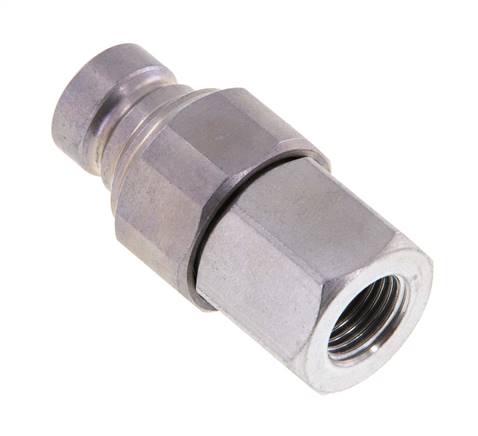 Acero DN 6.3 Enchufe hidráulico de cara plana G 1/4 pulgadas rosca hembra ISO 16028 CEJN D 16.2mm