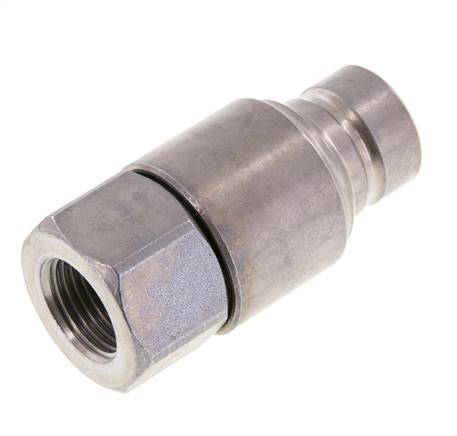 Acero DN 12.5 Enchufe hidráulico de cara plana G 1/2 pulgadas rosca hembra ISO 16028 CEJN D 24.5mm