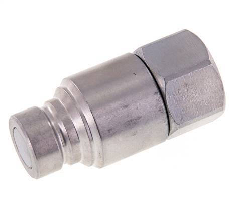 Acero DN 12.5 Enchufe hidráulico de cara plana G 3/4 pulgadas rosca hembra ISO 16028 CEJN D 24.5mm