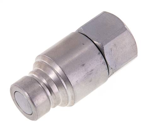Acero DN 12.5 Enchufe hidráulico de cara plana G 3/4 pulgadas rosca hembra ISO 16028 CEJN D 24.5mm