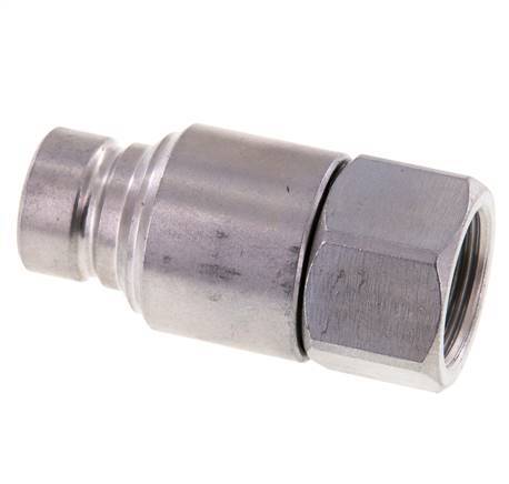 Acero DN 12.5 Enchufe hidráulico de cara plana G 3/4 pulgadas rosca hembra ISO 16028 CEJN D 24.5mm