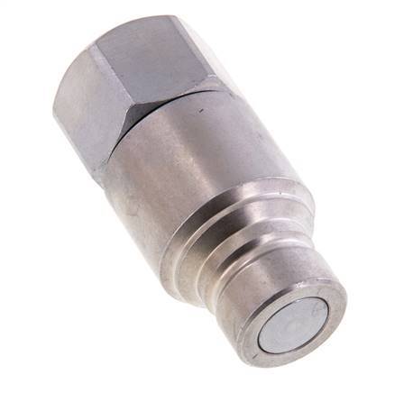 Acero DN 12.5 Enchufe hidráulico de cara plana G 3/4 pulgadas rosca hembra ISO 16028 CEJN D 24.5mm