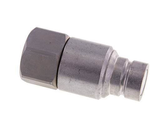 Acero DN 19 Tapón hidráulico de cara plana G 3/4 pulgadas rosca hembra ISO 16028 CEJN D 30mm