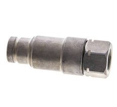 Steel DN 10 Flat Face Hydraulic Plug G 3/8 inch Female Threads ISO 16028 CEJN Pressure Eliminator D 19.7mm