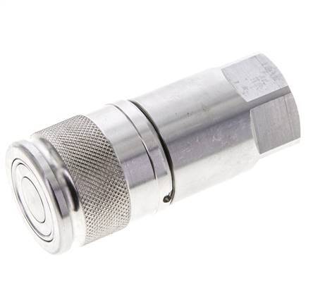 Acero inoxidable DN 10 Boca hidráulica de cara plana G 3/8 pulgadas rosca hembra ISO 16028 D 19,7mm