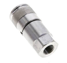 Acero inoxidable DN 10 Boca hidráulica de cara plana G 3/8 pulgadas rosca hembra ISO 16028 D 19,7mm