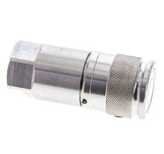 Acero inoxidable DN 10 Boca hidráulica de cara plana G 3/8 pulgadas rosca hembra ISO 16028 D 19,7mm