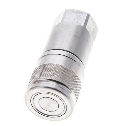Acero inoxidable DN 10 Boca hidráulica de cara plana G 3/8 pulgadas rosca hembra ISO 16028 D 19,7mm