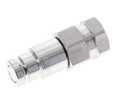 Enchufe hidráulico de acero inoxidable DN 10 de cara plana G 1/2 pulgadas rosca hembra ISO 16028 D 19,7mm