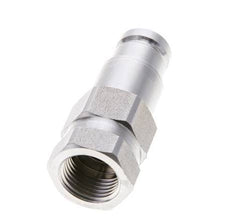 Stainless Steel DN 10 Flat Face Hydraulic Plug G 1/2 inch Female Threads ISO 16028 D 19.7mm