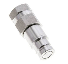 Enchufe hidráulico de acero inoxidable DN 10 de cara plana G 1/2 pulgadas rosca hembra ISO 16028 D 19,7mm