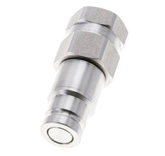 Enchufe hidráulico de acero inoxidable DN 10 de cara plana G 1/2 pulgadas rosca hembra ISO 16028 D 19,7mm