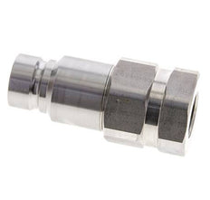 Enchufe hidráulico de acero inoxidable DN 12 de cara plana G 1/2 pulgadas rosca hembra ISO 16028 D 24,5mm