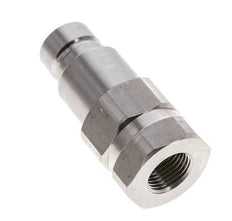 Enchufe hidráulico de acero inoxidable DN 12 de cara plana G 1/2 pulgadas rosca hembra ISO 16028 D 24,5mm