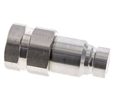 Enchufe hidráulico de acero inoxidable DN 12 de cara plana G 1/2 pulgadas rosca hembra ISO 16028 D 24,5mm