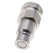 Enchufe hidráulico de acero inoxidable DN 12 de cara plana G 1/2 pulgadas rosca hembra ISO 16028 D 24,5mm