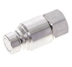 Stainless Steel DN 12 Flat Face Hydraulic Plug G 1/2 inch Female Threads ISO 16028 CEJN D 24.5mm