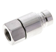 Enchufe hidráulico de acero inoxidable DN 12 de cara plana G 1/2 pulgadas rosca hembra ISO 16028 CEJN D 24,5mm