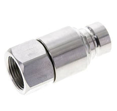 Enchufe hidráulico de acero inoxidable DN 12 de cara plana G 3/4 pulgadas rosca hembra ISO 16028 CEJN D 24,5mm