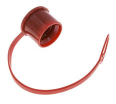 Tapa de protección contra el polvo de plástico de 30 mm para tapón de acoplamiento con cadena [2 piezas]