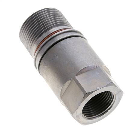 Acero DN 12.8 Toma hidráulica de cara plana G 3/4 pulgadas rosca hembra ISO 16028 D M36 x 2