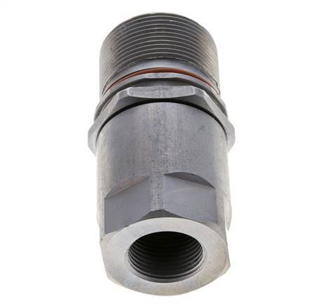 Acero DN 15 Boca Hidráulica de Cara Plana G 3/4 pulgadas Rosca Hembra ISO 16028 D M43 x 2