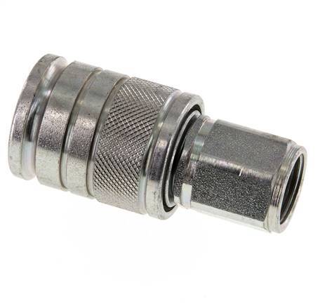 Acero DN 10 Acoplamiento hidráulico Toma M18x1,5 Rosca hembra ISO 7241-1 A D 17,3mm