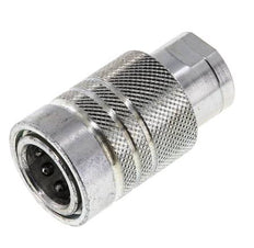 Acoplamiento hidráulico de acero DN 10 Toma G 3/8 pulgadas rosca hembra ISO 7241-1 A D 16mm