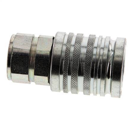 Acero DN 12.5 Acoplamiento hidráulico Enchufe G 1/2 pulgadas Rosca hembra ISO 7241-1 A D 20.5mm