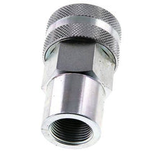 Acoplamiento hidráulico de acero DN 20 Enchufe G 3/4 pulgadas Rosca hembra ISO 7241-1 A D 29,1mm