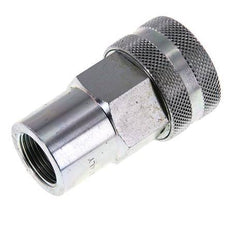 Acoplamiento hidráulico de acero DN 20 Enchufe G 3/4 pulgadas Rosca hembra ISO 7241-1 A D 29,1mm