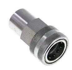 Acoplamiento hidráulico de acero DN 20 Enchufe G 3/4 pulgadas Rosca hembra ISO 7241-1 A D 29,1mm