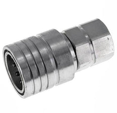 Acero DN 25 Acoplamiento hidráulico Enchufe G 1 pulgada Rosca hembra ISO 7241-1 A D 34,3mm